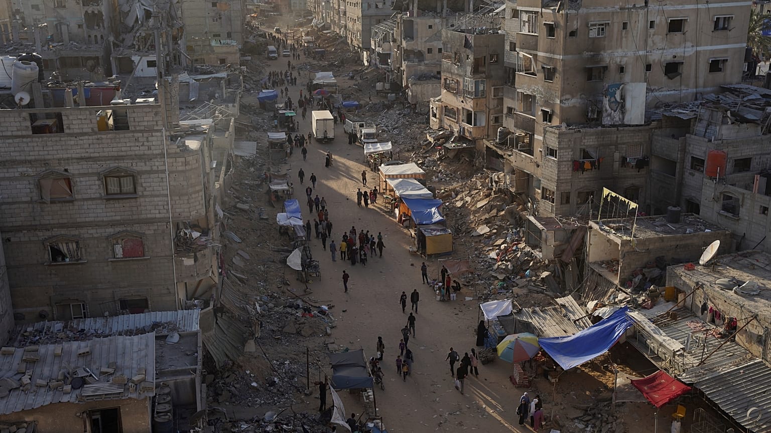Khan Younès, dans le sud de la bande de Gaza, le mercredi 15 mai 2024.