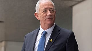 İsrail Savaş Kabinesi'nin kilit üyelerinden Benny Gantz, 5 Mart 2024 Salı.