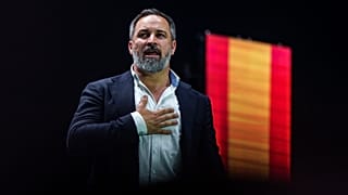 FILE - Santiago Abascal, a szélsőjobboldali VOX párt vezetője, 2024. május 19.