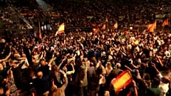 Une dizaine de partis réunis ce dimanche au Palacio de Vistalegre de Madrid à l'invitation de la formation espagnole d'extrême droite Vox.