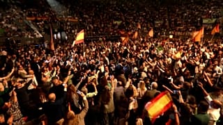 A Vox politikai nagygyűlése Madridban 2024. május 19-én