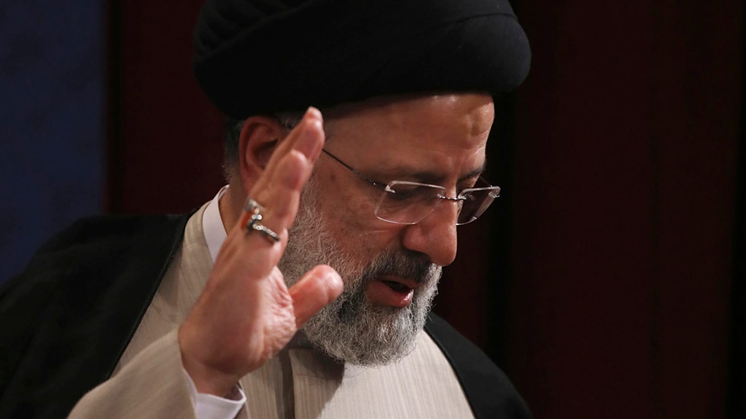 Il presidente iraniano Ebrahim Raisi 