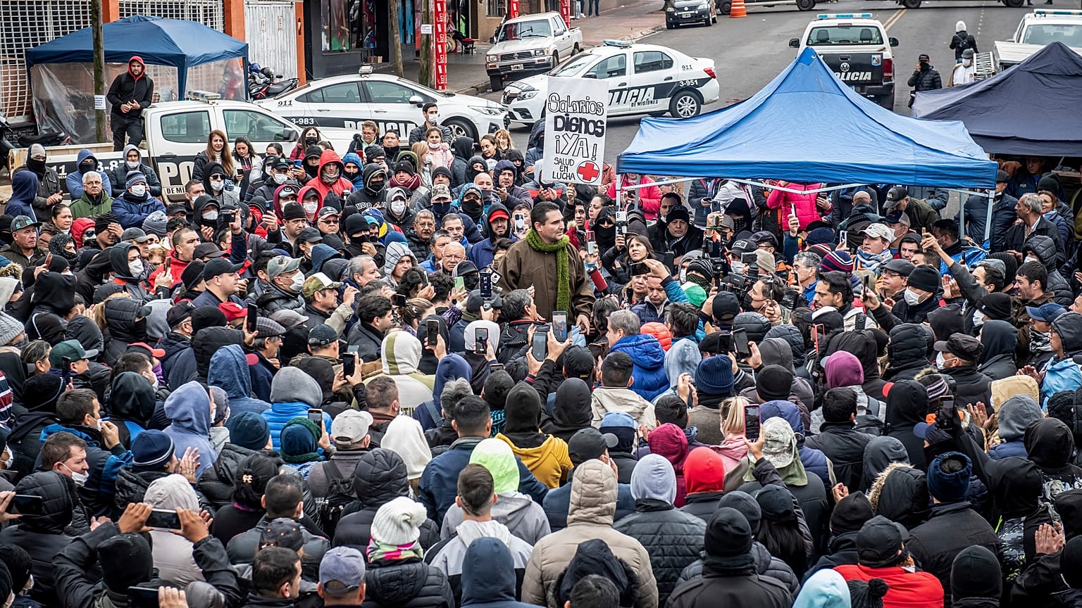 Акция протеста в Аргентине