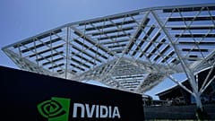 NVIDIA’s Silicon Valley campus, seen from San Tomas Expressway in Santa Clara, California