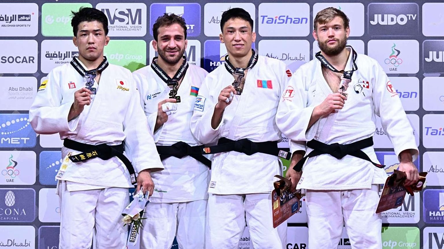 Medaillengewinner bei der WM in Abu Dhabi