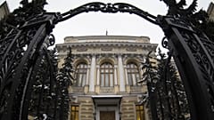 Archív fotó: az orosz központi bank épülete Moszkvában