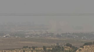 Скриншот из видеоролика AP, на котором показан общий вид северной части сектора Газа с юга Израиля до его захвата израильскими властями во вторник, 21 мая 2024 года. 
