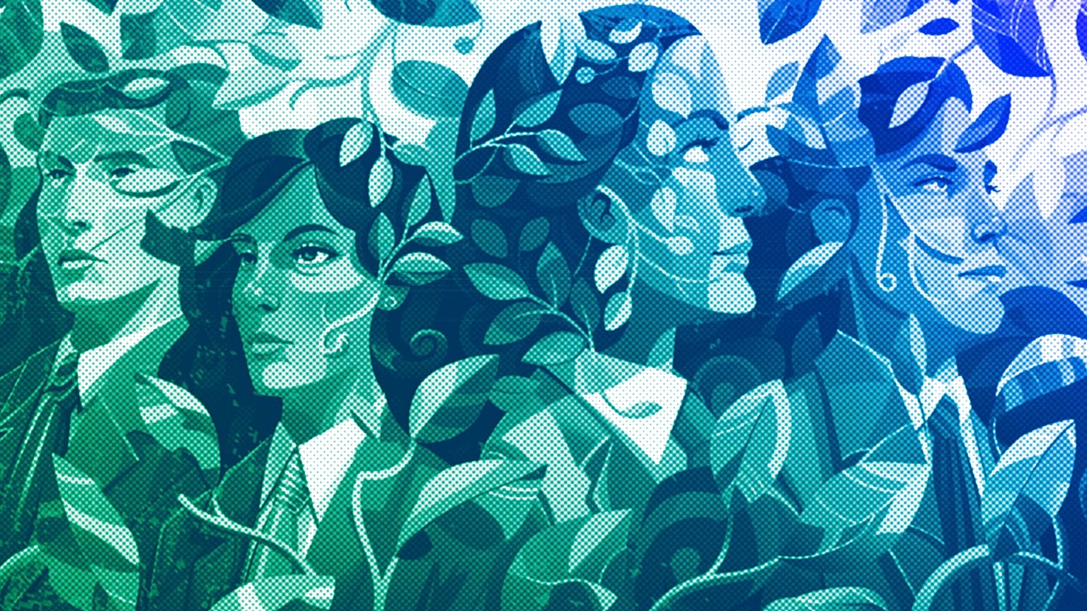 World's biodiversity and business, illustration