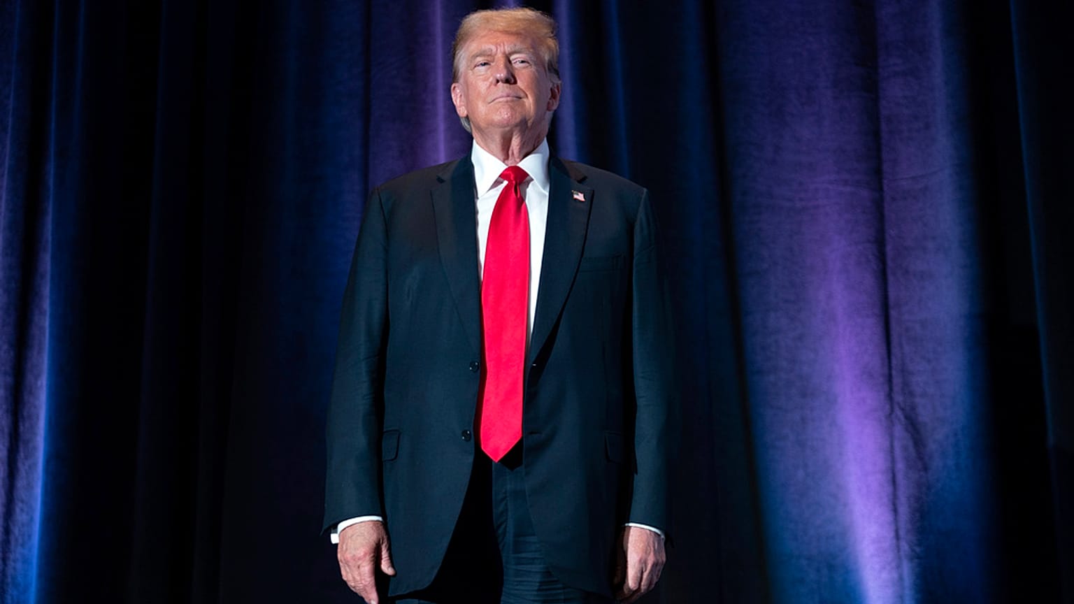 Donald Trump az amerikai Libertárius Párt országos konvencióján Washingtonban, 2024. május 25-én