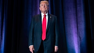 Donald Trump az amerikai Libertárius Párt országos konvencióján Washingtonban, 2024. május 25-én