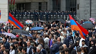 Ermenistan'da gösteri