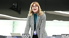 MEP Francesca Donato at a European Parliament plenary session in Strasbourg, 1 February 2024
