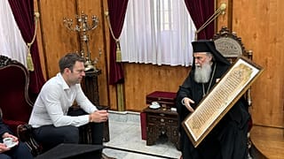 Στέφανος Κασσελάκης - Πατριάρχης Ιεροσολύμων Θεόφιλος