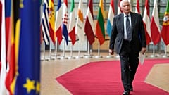 Der Chef der Außenpolitik der Europäischen Union, Josep Borrell, kommt zu einem Treffen mit den EU-Außenministern in Brüssel, 27. Mai 2024.