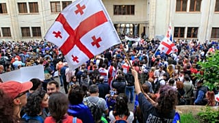 Proteste in Georgien vor der finalen Parlamentsabstimmung zum "russischen" Gesetz