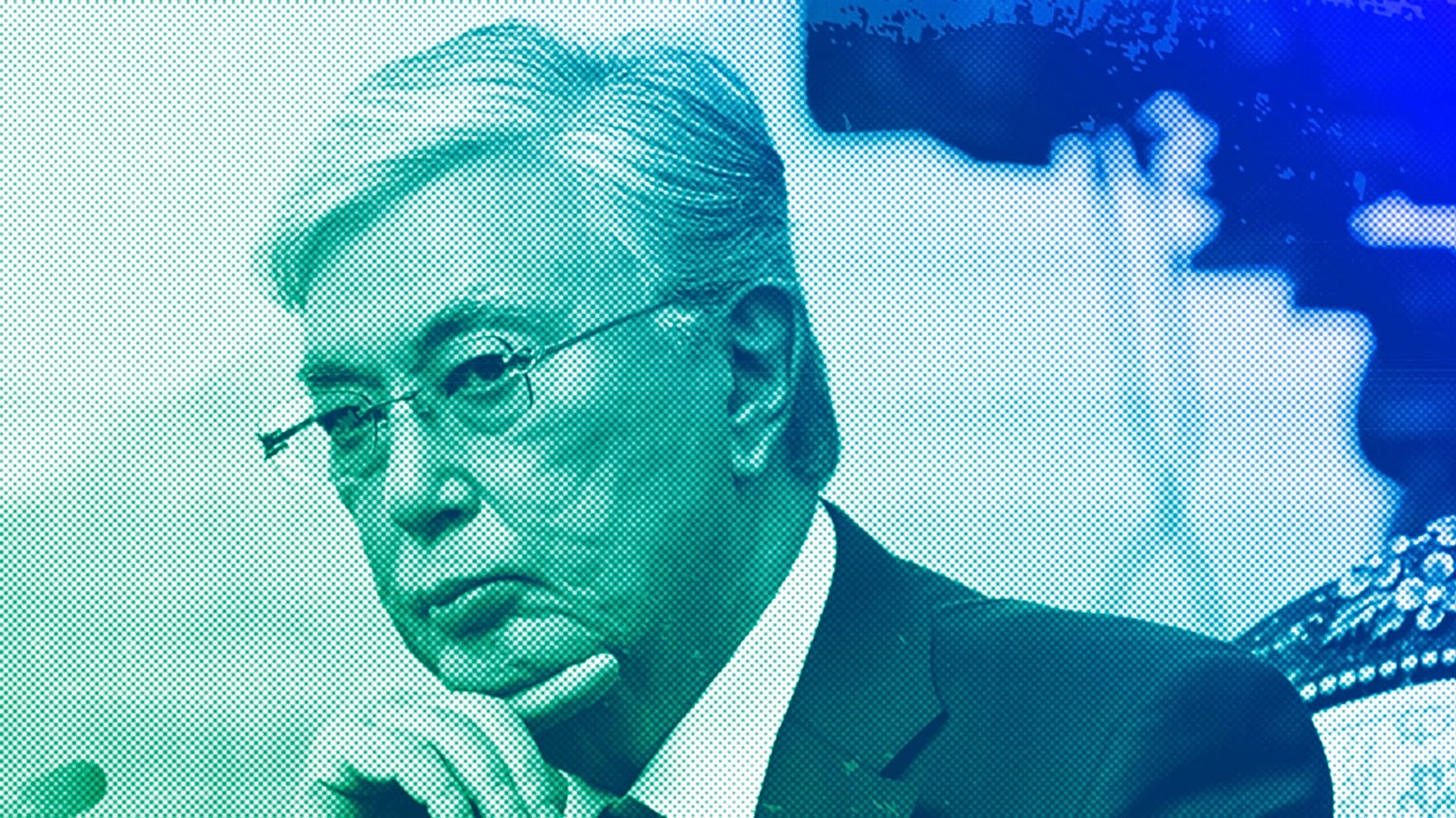 Kazakhstan's President Kassym-Jomart Tokayev attends the Commonwealth of Independent States (CIS) meeting in Bishkek, October 2023