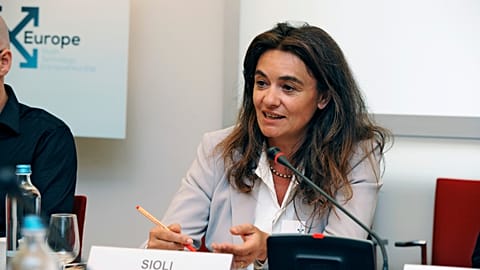 Lucila Sioli, a EU Commission official who will lead the AI Office.