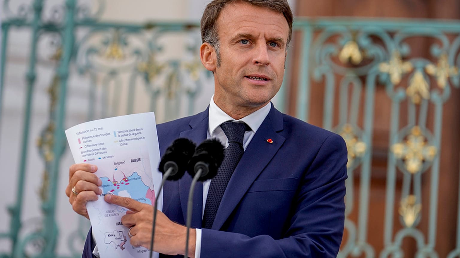 Macron'dan batılı silahların rus topraklarından kullanılmasına yeşil ışık