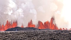 Vulkan bei Grindavik auf Island erneut ausgebrochen