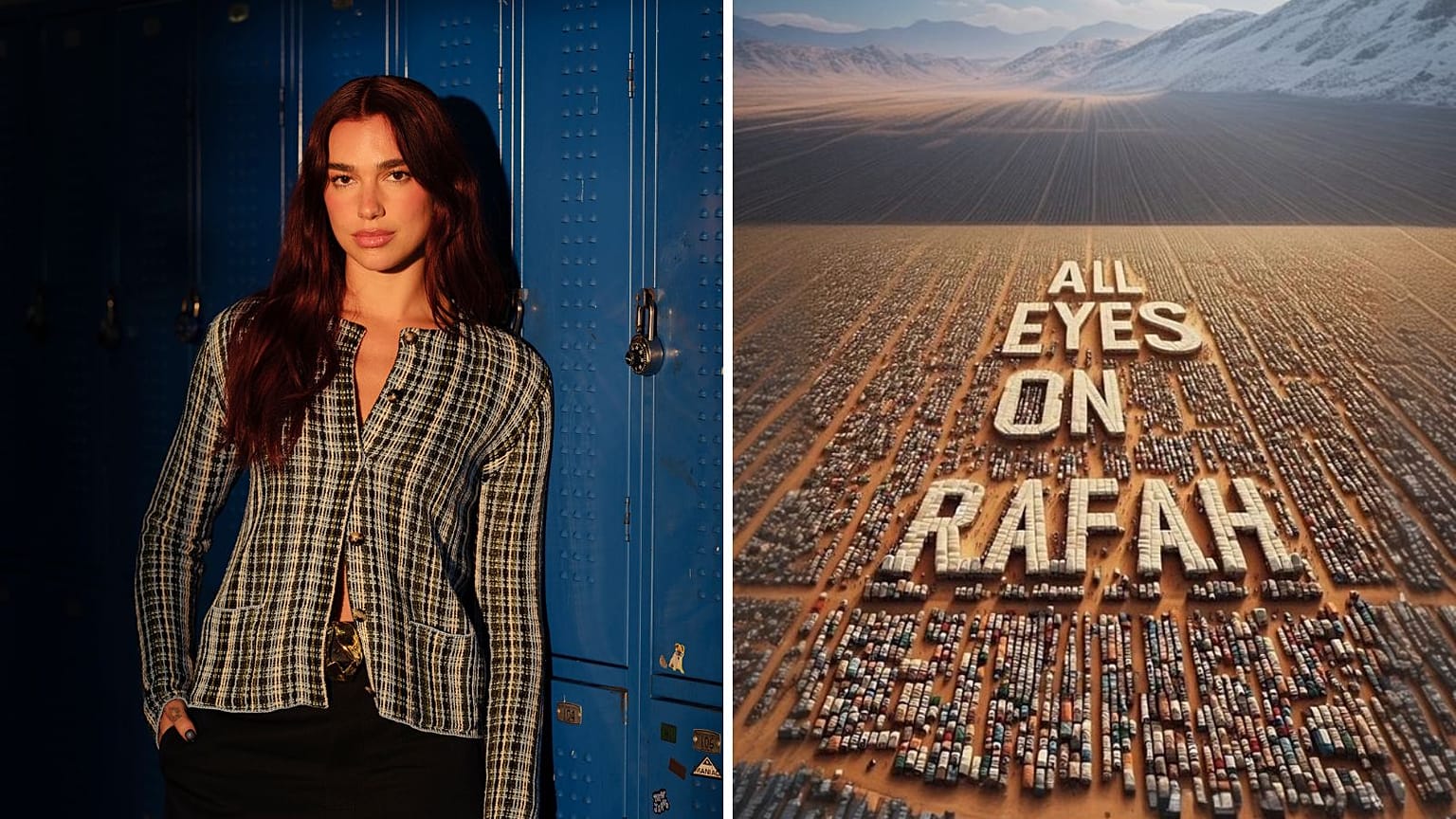 Η Dua Lipa μοιράζεται την υποστήριξή της στο #AllEyesOnRafah - Τι σημαίνει αυτό;