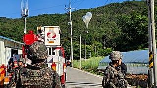 Kuzey Kore'nin Güney Kore'ye gönderdiği balonlar