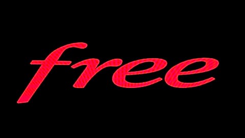 The logo of French telecoms Iliad Group, Free, is pictured in Paris,Tuesday, Dec. 4, 2018. 