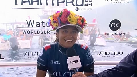 Imagen de la surfista tahitiana Vahine Fierro.