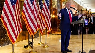 Trump deu conferência de imprensa esta sexta-feira