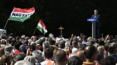A kormányfő a Békemenet rendezvényén a Margitszigeten