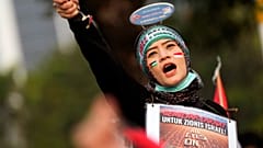 مسيرة داعمة لفلسطين في جاكرتا