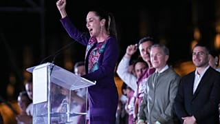 Claudia Sheinbaum faz discurso de vitória na Cidade do México