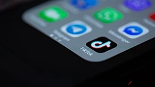 Fotónk illusztráció: a kínai applikáció egy mobiltelefonon