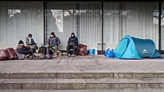 Άστεγοι στο Βέλγιο (φωτογραφία αρχείου)