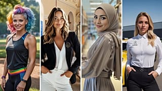 خانم AI: با مدل های جعلی که برای عنوان رقابت می کنند آشنا شوید 