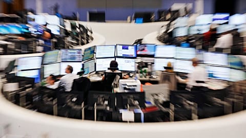 File photo of trading floor
