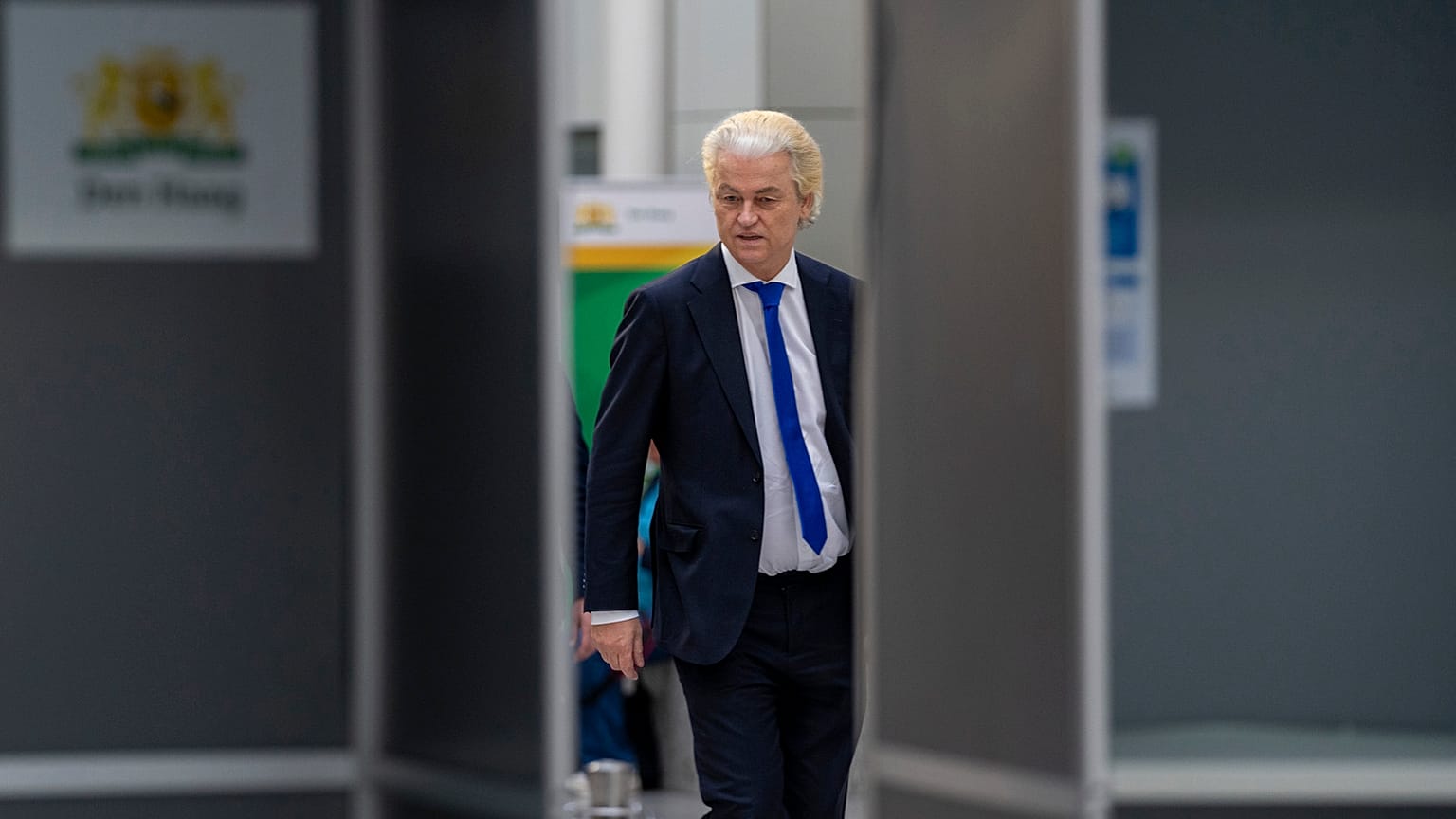 Geert Wilders del PVV, o Partito per la Libertà, uno dei partiti presi di mira dall'attacco informatico.
