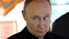 Le président russe Vladimir Poutine visite la forteresse de Naryn-Kala à Derbent, le mercredi 28 juin 2023,