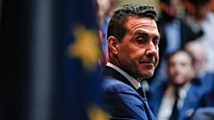 General Roberto Vannacci attends the presentation of a book by the League leader Matteo Salvini in Rome, 30 April 2024