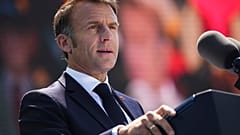 Emmanuel Macron gab ein TV-Interview, in dem er die Wähler dazu aufrief, bei den bevorstehenden EU-Wahlen wählen zu gehen