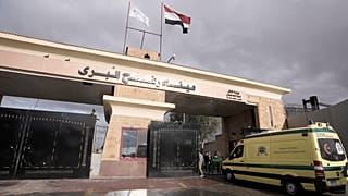 صورة للجانب المصري من معبر رفح