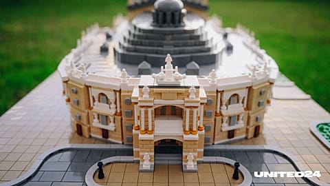 Odesa National Academic Opera and Ballet Theatre reconstructed in LEGO