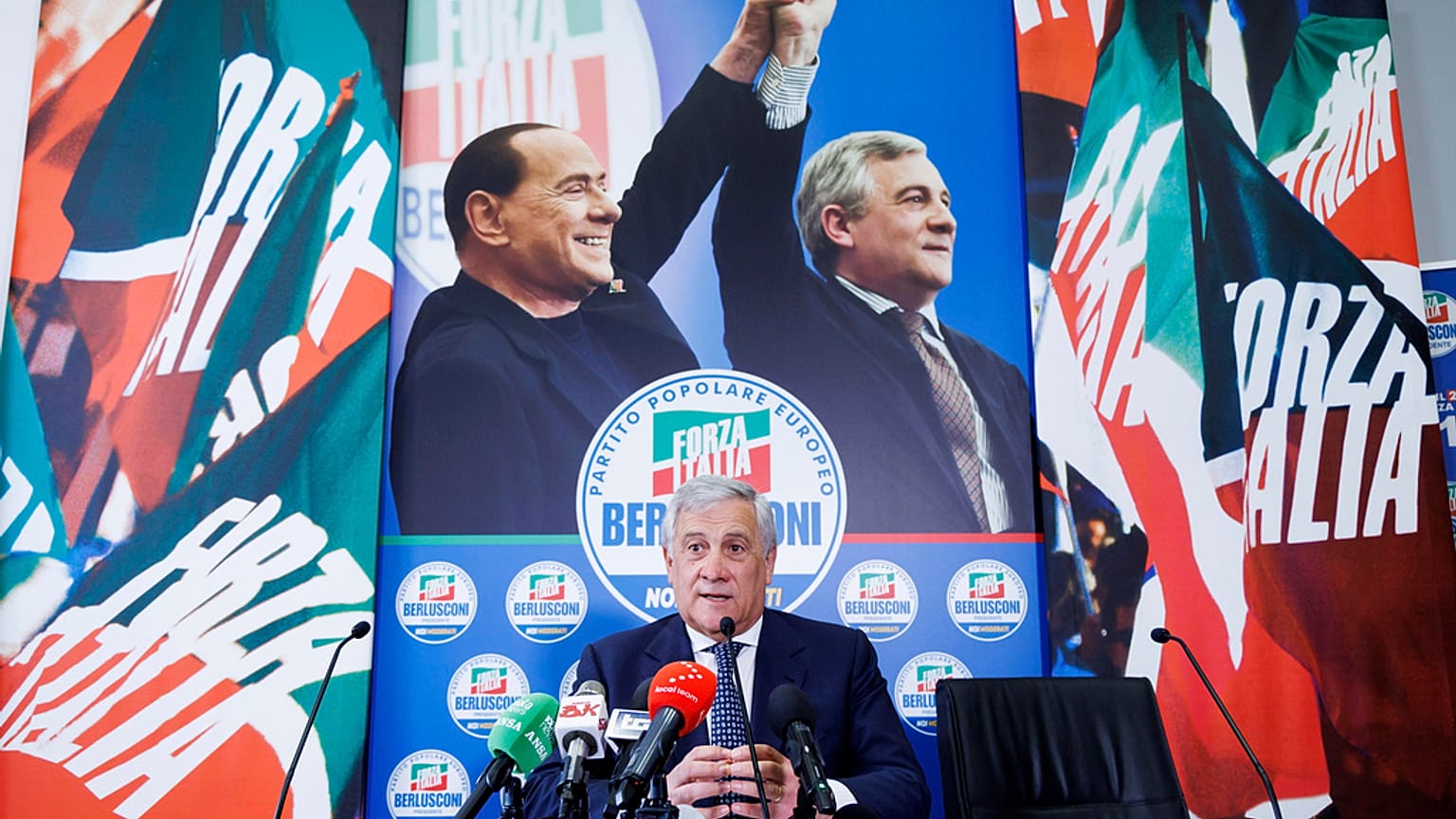 Antonio Tajani, Forza Italia