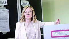 "Ein Kreuz fur Giorgia": Rund 28 Prozent der Italiener sind dem Aufruf ihrer Ministerpräsidentin gefolgt und haben für Fratelli d' Italia gestimmt.