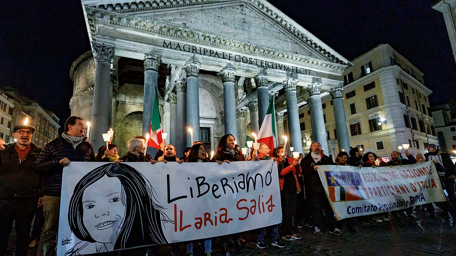 manifestazione per Ilaria Salis