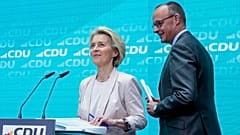 Ursula von der Leyen travelled to Berlin on Monday to meet with the CDU leadership.
