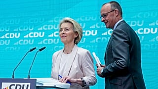 Ursula von der Leyen travelled to Berlin on Monday to meet with the CDU leadership.