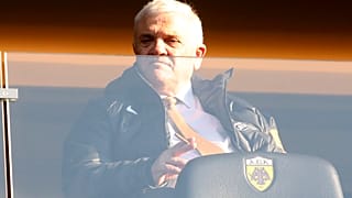 Ο πρόεδρος της ΑΕΚ Δημήτρης Μελισσανίδης 