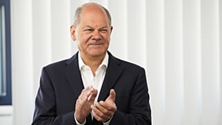 A német kancellár az SPD elnökségi ülésén
