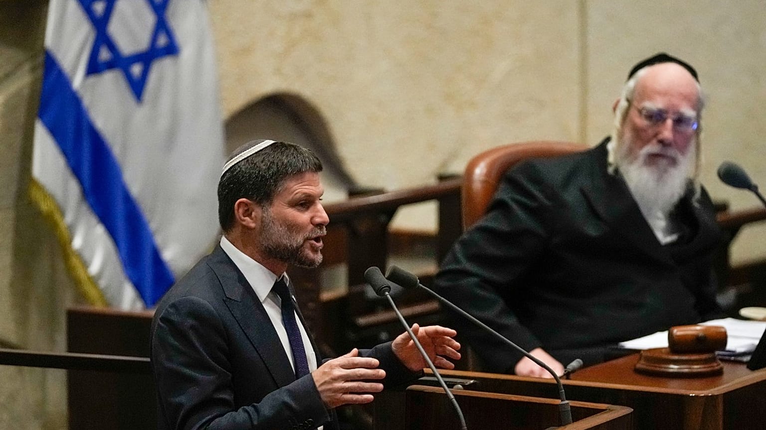 بتسلئيل سموتريتش، وزير المالية الإسرائيلي في الكنيست 