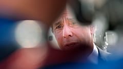 El secretario de Estado estadounidense, Antony Blinken, tras su reunión con el presidente egipcio, Abdel-Fattah el-Sissi, en El Cairo, el 10 de junio de 2024.